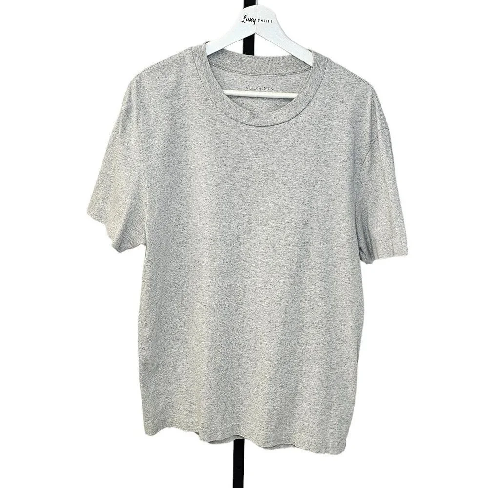 All Saints Men's Musica Short Sleeve Crew Neck Relaxed Fit T-Shirt Size Small - Picture 1 of 8